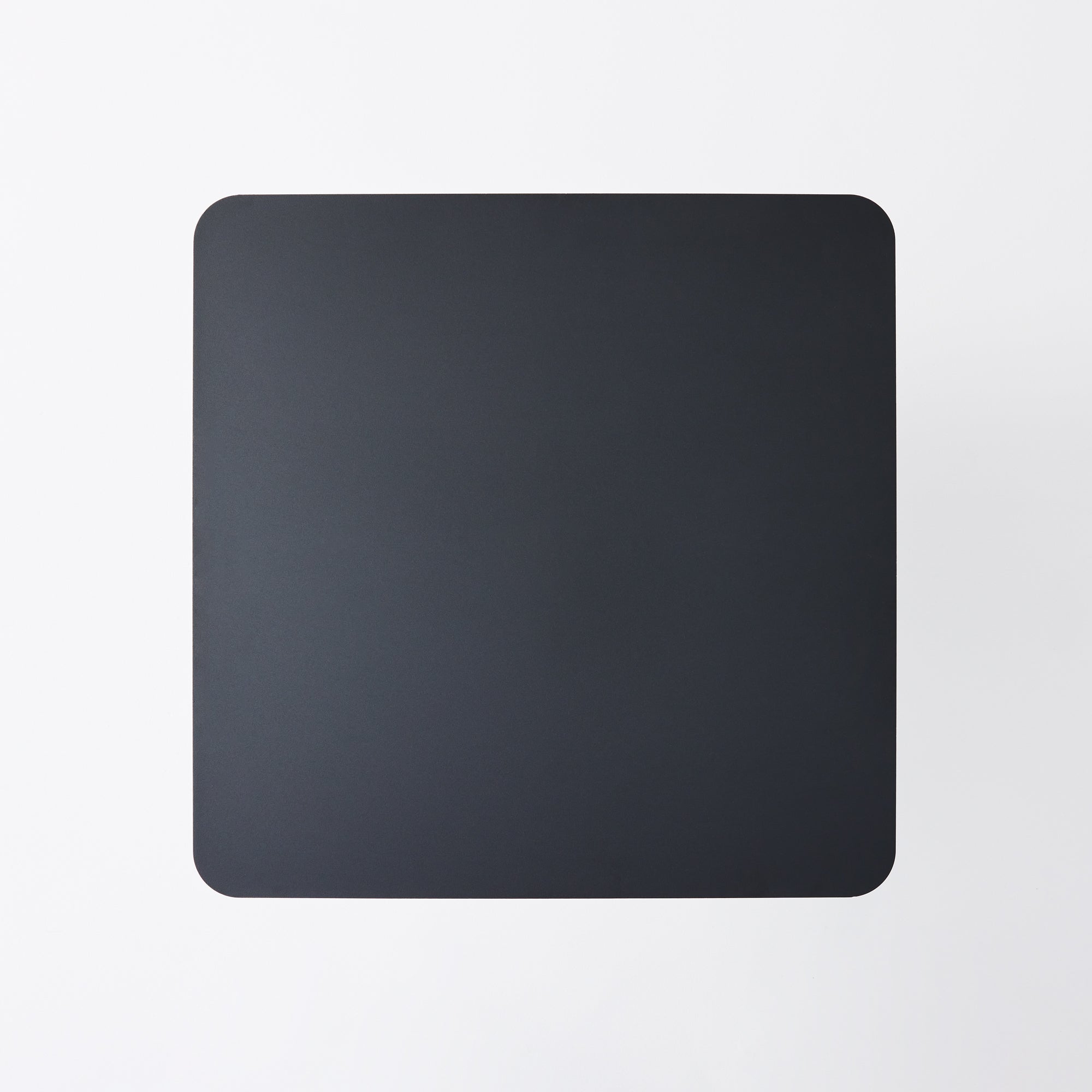 SOLID STEEL HIGH DINER TABLE SQUARE