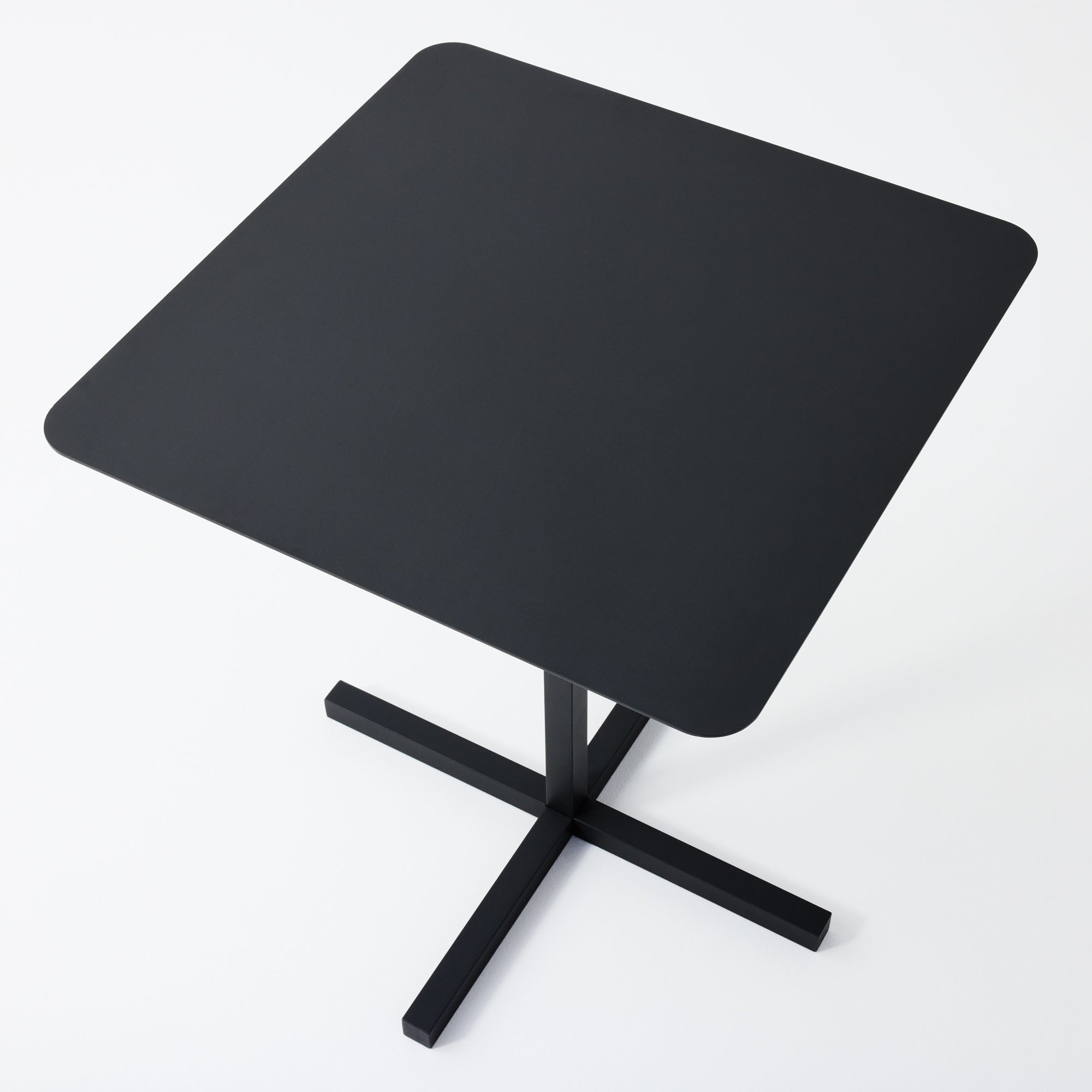 SOLID STEEL DINER TABLE SQUARE